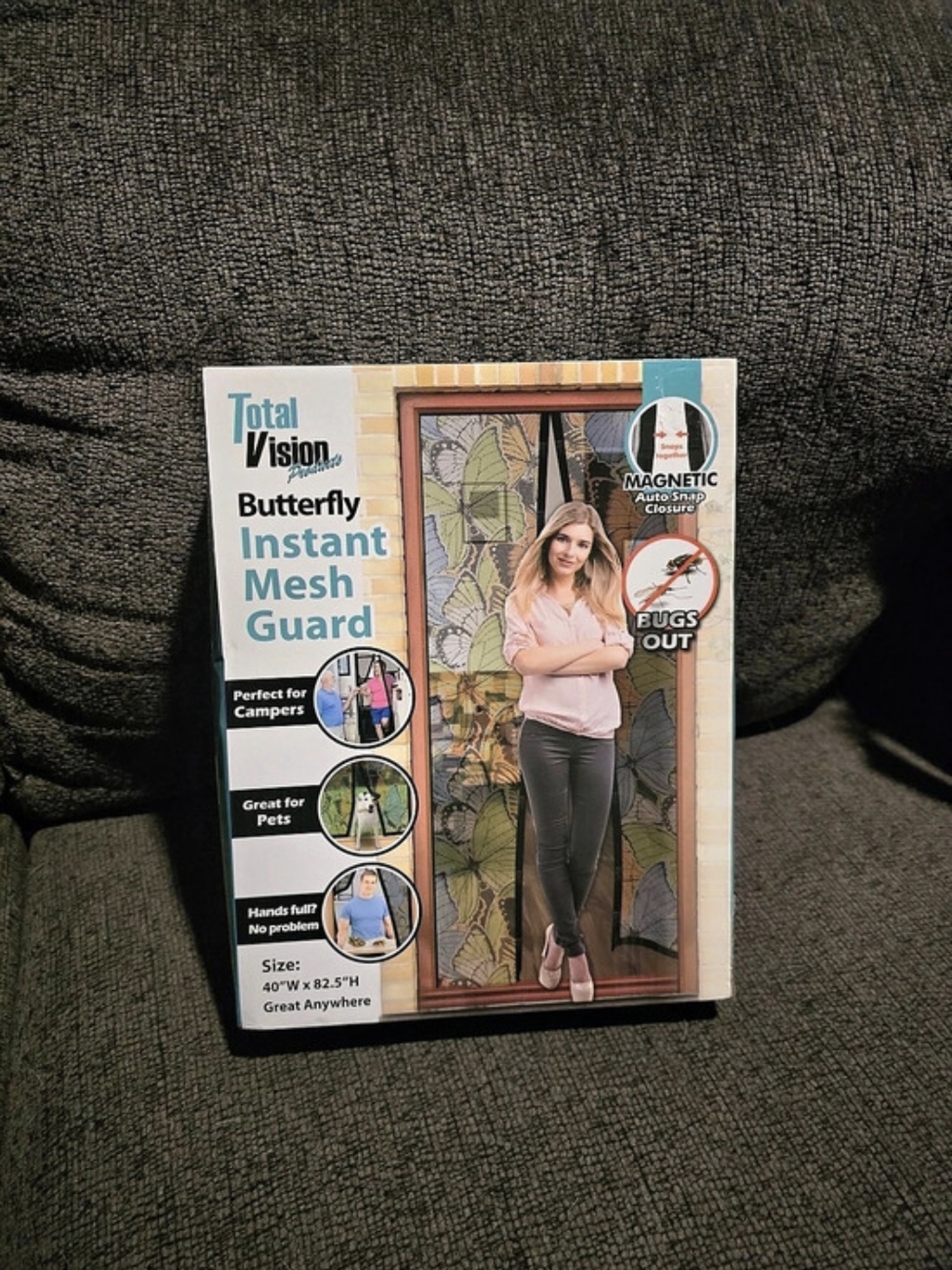 Total Vision | Butterfly Instant Door Mesh Guard